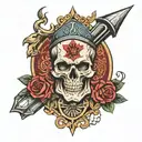 brother hood arm  tattoo design idea