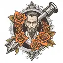 brother hood arm  tattoo design idea