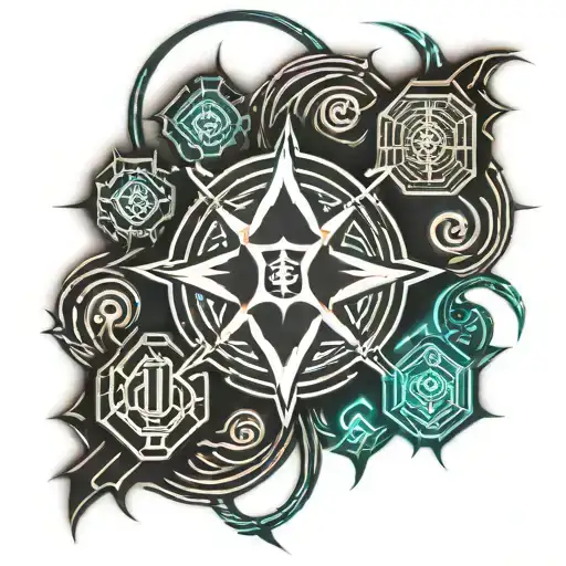 Final Fantasy 13 Focus Mark  tattoo design idea