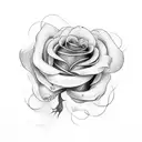 Rose and 3 Musketeers tattoo design idea
