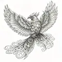 firebird tattoo design idea