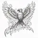 firebird tattoo design idea