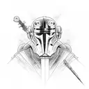 jedi logo tattoo design idea