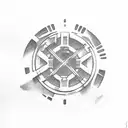 jedi logo tattoo design idea