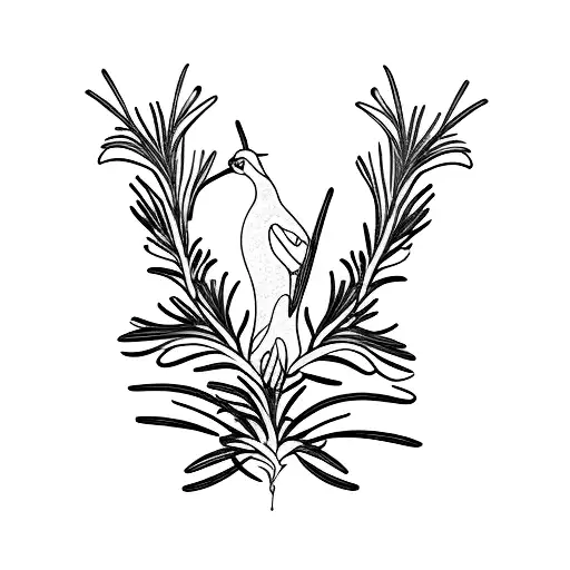 rosemary tattoo design idea
