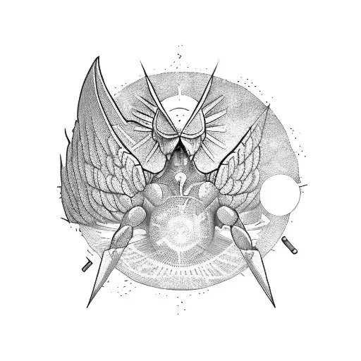 fall of icarus tattoo design idea