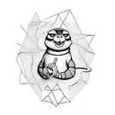 mister oogway tattoo design idea