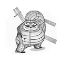 mister oogway tattoo design idea