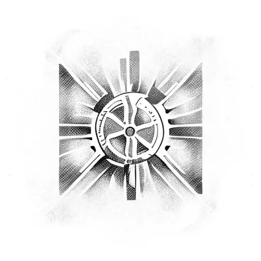 Meat grinder blades  tattoo design idea