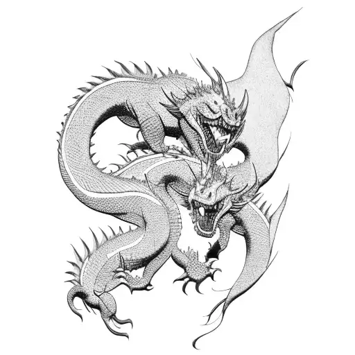 Zuko and aang training with the dragons tattoo design idea