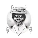 johnny guitar watson album cover tattoo design idea