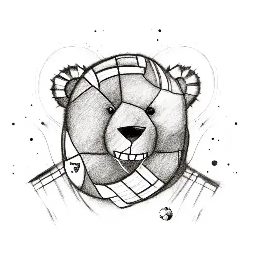 Gaelic football, County Kerry, Teddy bear,  tattoo design idea