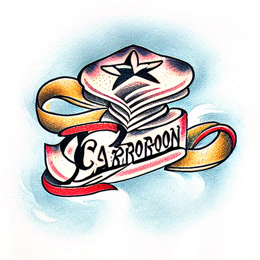 cannon tattoo design idea