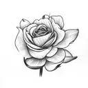 2 marigold, a rose, a carnation, daffodil, aster, holly, 2 water lilly tattoo design idea
