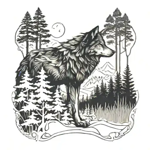 303+ Shadow Wolf Tattoo Ideas in 2026 - BlackInk AI