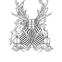 last name Châtelain and Menier tattoo design idea