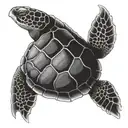 sea ​​turtle tattoo design idea
