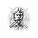 Grateful Dead Saint Stephen tattoo design idea