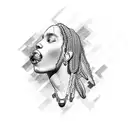 asap rocky testing  tattoo design idea