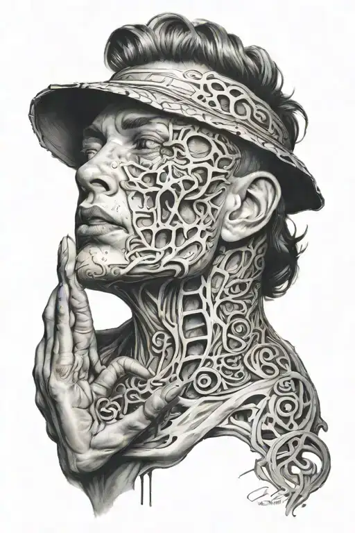 The feeling your throat gets when you are trying not to cry, tightens up, feel like you can't speak, feel weak tattoo design idea