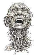 The feeling when your throat gets when you are trying not to cry tattoo design idea