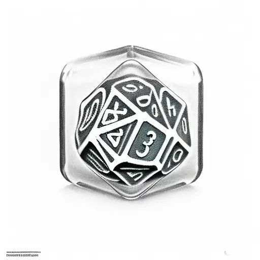 roll the dice  tattoo design idea