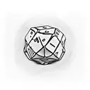 roll the dice  tattoo design idea