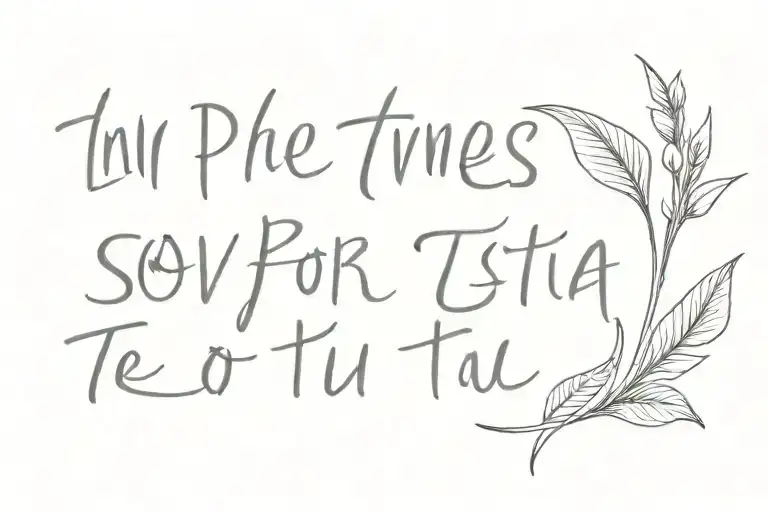 in times new roman "soy por que tu fuiste" write this tattoo design idea