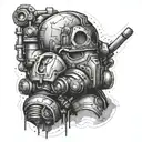 fallout brotherhood of steel tattoo design idea