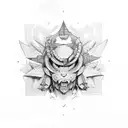 makima from chainsawman tattoo design idea