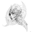 makima from chainsawman tattoo design idea