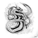 hydra tattoo design idea