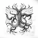 hydra tattoo design idea