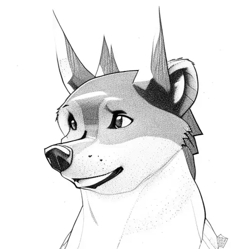 northern light from the brother bear movie tattoo design idea