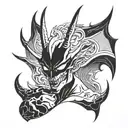 devilman crybaby tattoo design idea