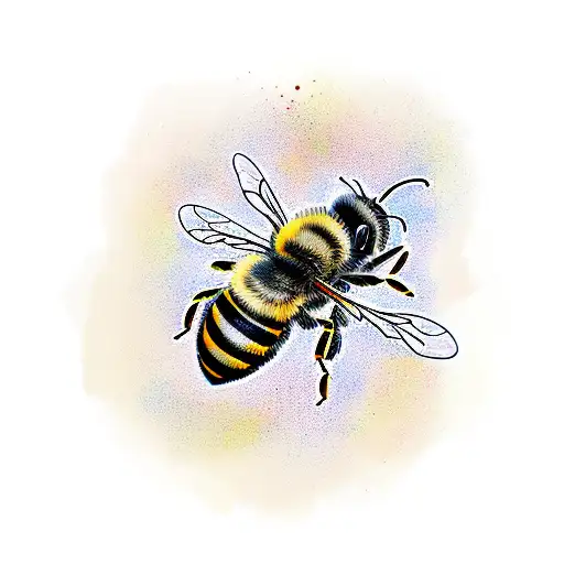 bee hive tattoo design idea