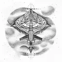 aircraft tattoo design idea