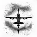 aircraft tattoo design idea