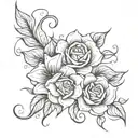 Tangled flower tattoos  tattoo design idea