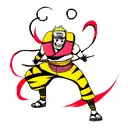 killer bee naruto tattoo design idea