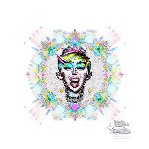 Miley Cyrus Endless Summer Vacation tattoo design idea