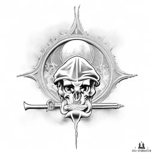 Saint Anthony tattoo design idea