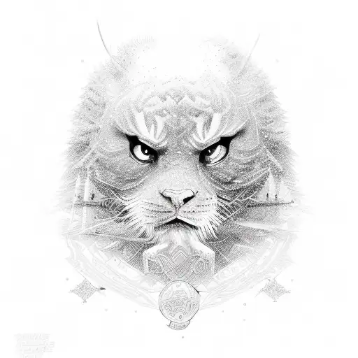 randonee skiing  tattoo design idea