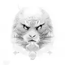 randonee skiing  tattoo design idea