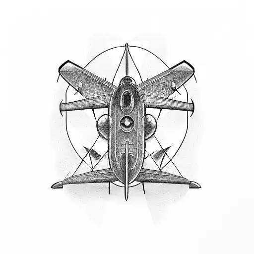 RAF plane memorial tattoo design idea
