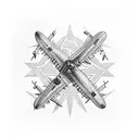 RAF plane memorial tattoo design idea