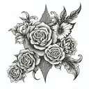 commit to excellence tattoo design idea
