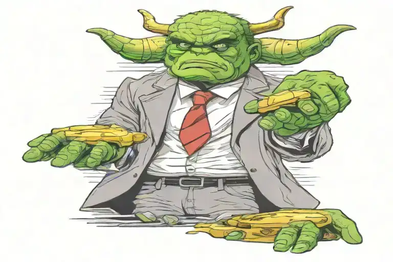 Run the Jewels hands but it's the Hulk's hand when he's wearing the Infinity Gauntlet tattoo design idea