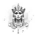 queen Cleopatra tattoo design idea