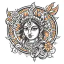 Anjana Arjun tattoo design idea